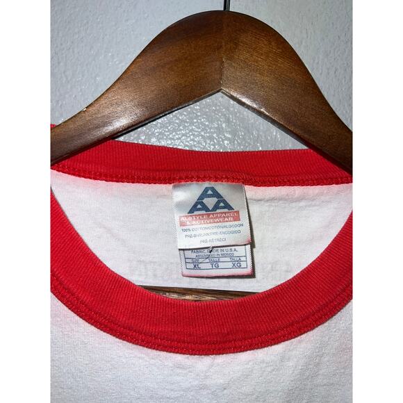 Vintage Austin Texas Shirt Keep Austin Weird Absolutely Austin Ringer Tee XL - Picture 5 of 9